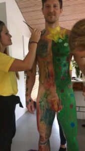 Bodypaint juletræ